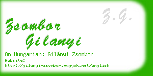 zsombor gilanyi business card